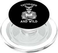 Amante Tatuato E Selvaggio Divertente Inchiostro Canguro Animale Tatuaggio PopSockets PopGrip per MagSafe
