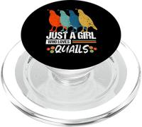 Amanti degli uccelli femminili solo una ragazza che ama le PopSockets PopGrip per MagSafe