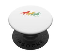 Amanti dei cavalli Cavalieri Cavalieri ed Equitazione PopSockets PopGrip Adesivo