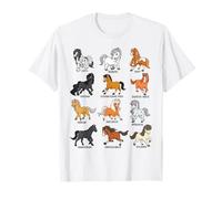 Amanti dei Cavalli - Cavalli Kawaii a Fumetti Maglietta