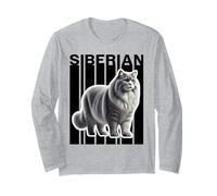 Amanti dei gatti siberiani Maglia a Manica