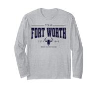 Amanti dei recinti per Il Bestiame di Fort Worth Maglia a Manica