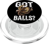 Amanti Dei Serpenti Con Occhiali Da Sole Pitone Reale PopSockets PopGrip per MagSafe