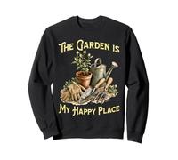 Amanti del Giardinaggio - Il Giardino è Il Mio Posto Felice Felpa