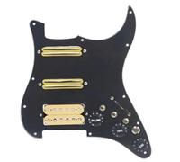 Amanti Della Musica Pickup Del Battipenna Cablaggio Battipenna Per Chitarra SSH Caricato Precablato + Interruttore Di Silenzio Pickup A Doppia Bobina Per Chitarra Elettrica ST(C)
