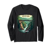 Amanti dell'avventura nel New River Gorge National Park Maglia a Manica