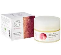 AMAPOLA BIOCOSMETICS Crema Viso Rigenerante alla Rosa Mosqueta - Idratazione, Riparazione e Protezione - Ingredienti Ecologici, Naturali e Vegani