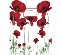 AMAPOLAS NOTEBOOK ( A4 - 8,5 x 11 - 150 ruled pages ): Se adapta a cualquier propósito: diario personal, registro de ideas, o incluso como un planificador creativo.