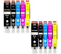 Amaprint 10 cartucce XL compatibili con Canon PGI-580 CLI-581 per Pixma TR7500 TR7550 TR8550 TS6100 TS6150 TS6151 TS6250 TS6251 TS6350 TS6351 TS705 TS9550 TS9551c