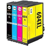Amaprint 4 cartucce compatibili con Epson 604XL Multipack per Expression Home XP-2200 XP-2205 XP-3200 XP-3205 XP-4200 XP-4205 WorkForce WF-2910 WF-2930 WF-2935 WF-2950 DWF