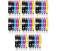 Amaprint 40 XL cartucce compatibili con Canon PGI 550 CLI 551 per Pixma IP7200 IP7250 IX6800 IX6850 MG5400 MG5450 MG5500 MG5550 MG5600 MG5650 MG5655 MG6400 MG6450 MG6600 MG6650 MX725 MX920 MX925