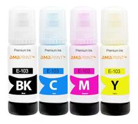 Amaprint Inchiostro compatibili con Epson 103 per EcoTank L1210 L1250 L3110 L3111 L3116 L3150 L3151 L3250 (4 Flaconi di Inchiostro da 4x70ml)