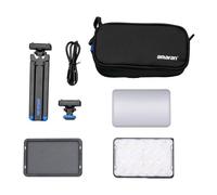 amaran Ace 25c Travel Ready - Kit creatore di luci a LED compatto con attacco a sgancio rapido Ace Lock, design ottico e batteria a lunga durata (antracite)