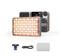 Amaran Ace 25x Luce LED Bi-Color, 32W Luce Video On-Camera, 2700K-6500K, 6320 Lux @ 0,5m, Ricarica Rapida USB-C, Montaggio Magnetico, 9 Effetti Luminosi, Controllo Wireless amaran App Sliver