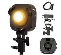 Amaran Halo 100x Luce Video LED Bi-colore Montatura Bowens Luce COB Compatta 4890lux @1m con Controllo App NFC DMX (Halo 100x)
