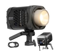 Amaran Halo 600x Luci video LED bicolore, 2700-6500 K, attacco Bowens | Con controllo NFC e APP, rumore della ventola da 28 dBA, luce continua portatile per YouTube TikTok Studio