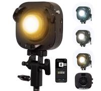 Amaran Halo 60x luci video COB LED 63W bicolore 2700k-6500k, 3.270 lux @1m | luce da viaggio ultra compatta, alimentazione USB-C PD, controllo app/NFC, supporto Bowens per YouTube TikTok