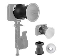 amaran Mini Reflector per amaran Ray 60c/120c, Riflettore Parabolico Compatto Attacco Bowens 14,5cm, Angolo del Fascio 25°, Incremento Output 5X, Montaggio Senza Attrezzi, Accessorio Luci Professional