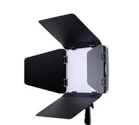 Amaran Pano 120c Barn Doors per Pano 120c Panel Light - Design regolabile a 4 alette per il controllo della luce, piastra di diffusione morbida, installazione rapida, portatile per fotografia e video