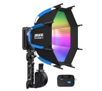 Amaran Ray 120 C Luce Video 120 W RGB Con Softbox Incluso Attacco Bowens Luce COB Ultracompatta A Colori Compatibile Con Il Controllo Tramite App