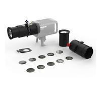 Amaran Spotlight SE - Set di obiettivi a 19° - Modificatore di proiezione di precisione per Amaran 300c, 150c, 200x S, LS 300x, compatibile con Bowens Mount Puntiluce fino a 300 W