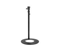 amaran Supporto da Tavolo - Supporto luce da scrivania regolabile in altezza con vite 1/4"-20, controllo d'inclinazione e base pesata per streaming, fotografia e video - Nero