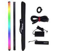 Amaran T4c Tubo LED 1,2 m a Colori Con Uscita RGBWW da 40W, 744+ Lux a 1 m (5600 K), Controllo Colore Completo, CCT Regolabile 2500 K-7500K Per Content Maker