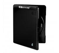 Amaray 4K Custodie per Blu-Ray, 15 mm, Machine-Pack-Quality, Nero, 25 Pezzi