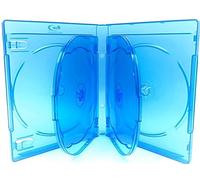 Amaray - Custodia per Blu-ray a 4 dischi, 21 mm, confezione Dragon Trading, confezione da 5