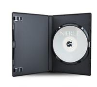 Amaray Custodia per DVD, 15 mm, Machine-pack-quality, Nero, 100 pezzi