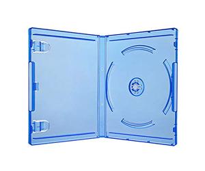 Amaray Custodia per PS4, 10 pezzi, Dura, Blu