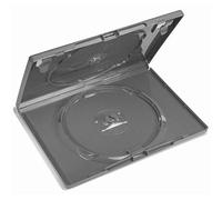 Amaray - Custodie doppie (2 vie) per DVD, confezione da 100 pezzi, colore: Nero