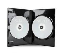 Amaray Custodie doppie per DVD, 15 mm, Machine-pack-quality, Nero, 50 pezzi
