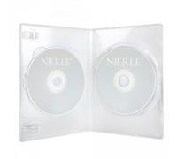 Amaray Custodie doppie per DVD Slim, 7 mm, Transparente, 25 pezzi