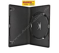 Amaray - Custodie per CD / DVD, semplici, 14 mm, colore: Nero (Confezione da 25)