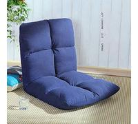Amarcord - Zichen Folding Chair Chaise de sol pour la maison, dossier réglable pliable, canapé paresseux confortable, bureau, méditation, lecture, télévision, jeu, bleu (couleur : bleu)
