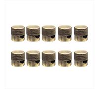 Amarcords - 10 Decentratori pressacavo in alluminio con regolazione cavo a vista per lampade e sospensioni - Ottone