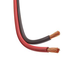 Amarcords - Cavo elettrico piatto bipolare sezione 2x0,75mm colore ROSSO-NERA. Piattina Rosso Nera, 10 metri