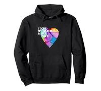 Amare con orgoglio mia sorella e il cuore di sua moglie LGBTQ+amore familiare Felpa con Cappuccio