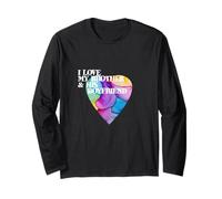 Amare con orgoglio mio fratello e il suo cuore fidanzato LGBTQ+ Maglia a Manica