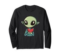Amare l'alieno di San Valentino per un universo di affetto Maglia a Manica