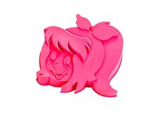 AMARE - Set da forno 3D con stampino per biscotti in diversi modelli, Silicone, Bibi Blocksberg