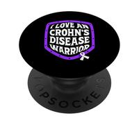 Amare un combattente del Crohn PopSockets PopGrip Adesivo