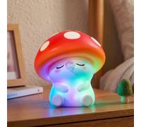 Amaredom Luz Nocturna Infantil Seta, Lámpara de Mesita de Noche Bebé de Silicona Suave, Luz LED Táctil y Recargable de 8 Colores, Regulación de Brillo, Decoración Habitación, Regalo Cumpleaños Niños
