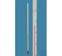 Amarell® Termometro per uso quotidiano, a forma di asta, -10/0+100:1°C, bianco, rosso, 300x5