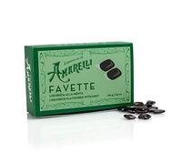 Amarelli Favette alla Menta 100g - Liquirizia Pura in Pezzi, Artigianale Italiana, Gusto Fresco