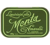 Amarelli Liquirizia scatola latta 40 gr. "GREEN" - FAVETTE ALLA MENTA