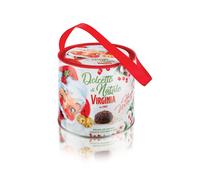 Amaretti Virginia Latta di Natale con panettone, dolcetti e prosecco D.O.C.