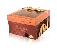 Amaretti Virginia Panettone Cremino con gocce di cioccolato e crema gianduia