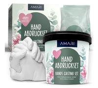 Amari® - Set di calchi in gesso delle mani 3D per coppie e famiglia